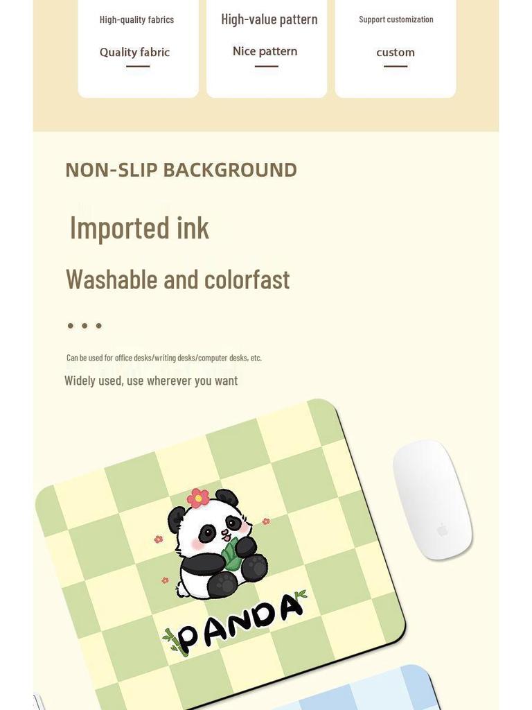 Cute Cartoon Non-slip Wear-resistant Mouse Pad for Home & Office