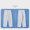 White Boys' Summer Dress Trousers for Elementary Students