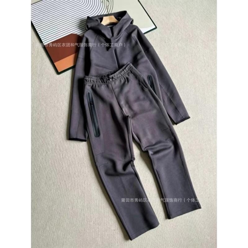 2026 Womens Tracksuit Set Hooded Jacket Sweatpants Casual Sportswear