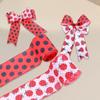 2.5" X 5.5Yard Ladybugs Ribbons Lady Bug Wire Edged Wrapping Ribbon Red Polka Dot Wired Edge Ribbon Red Dot Craft Ribbon