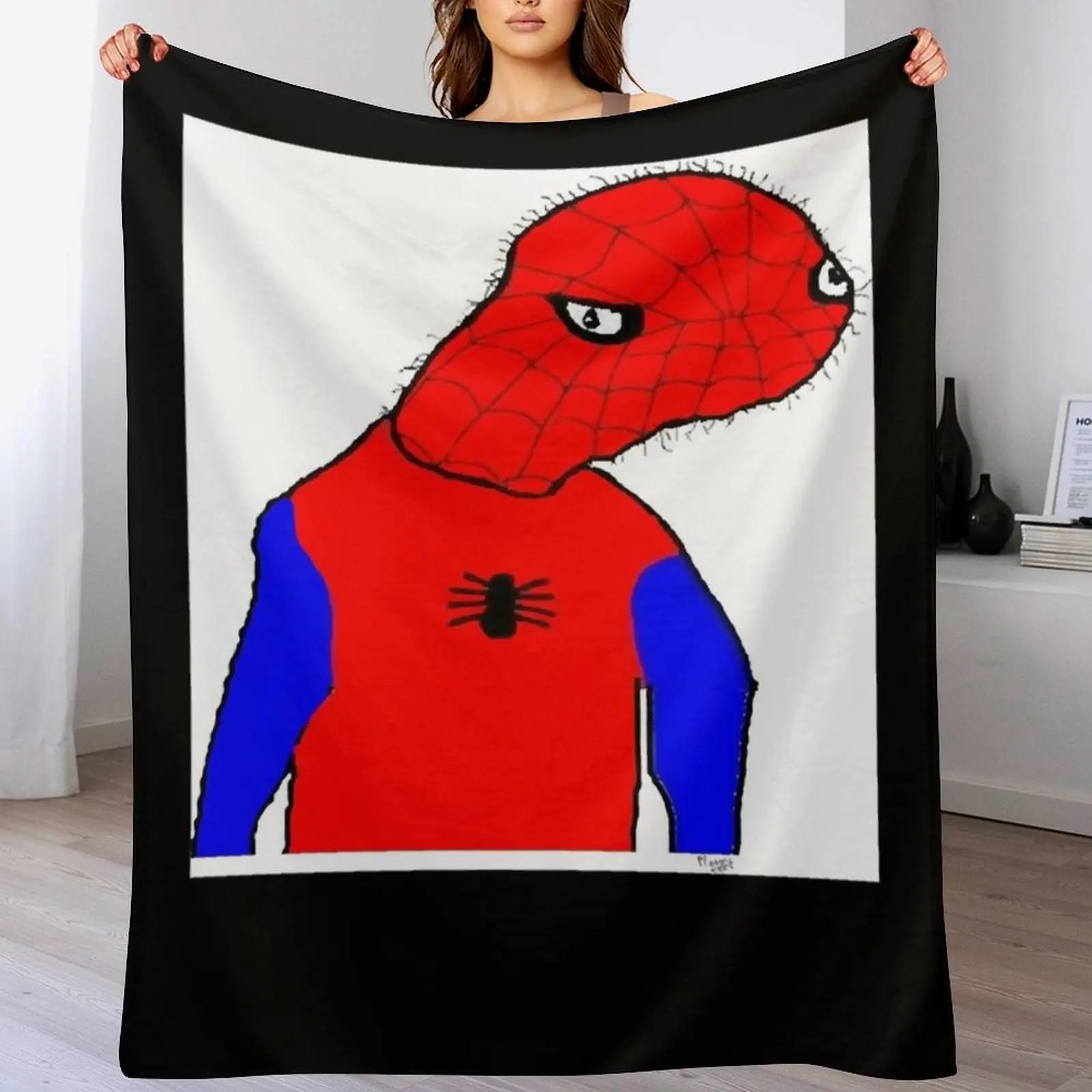 

Spooderman Throw Blanket Fuzzy Plush Throw Blanket for Sofa Chair 102x76cm(40x30in)