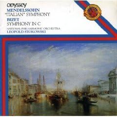 CD MENDELSSOHN,BIZET; STOKOWSKI - Symphony 4 " Italian "  MBK39498 Non Japan Classical Used