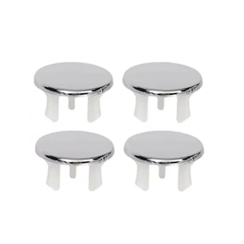 4 ks krytka přepadového otvoru dřezu, ozdoba umyvadla, náhradní zátka odtokového otvoru koupelnového umyvadla, duté přepadové kroužky pro koupelnové umyvadlo