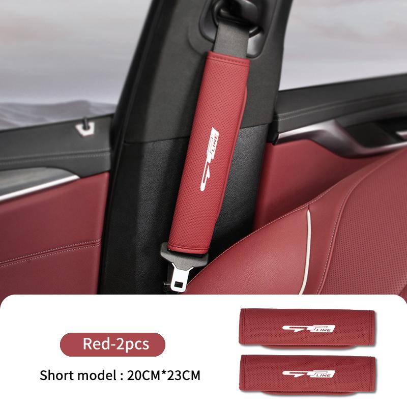 Car Safety Belt Shoulder Pad Seatbelt Protection Cover For KIA K5 K2 Optima Soul Spectra Niro Cadenza Sephia Carens