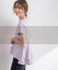 Office Summer Loose Cotton Knit Plain Fashion Back Frill Hem [JINJUDUO] Women's Short-Sleeve T-Shirt (L, White)