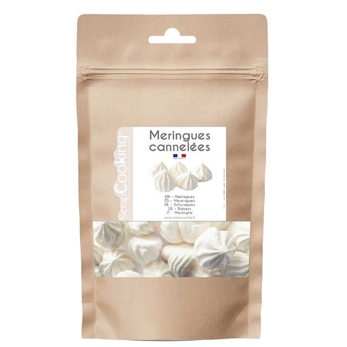 Gerippte Baisers für Gebäck 40 g