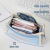 Large Capacity TPU Pencil Case for Junior High Students - Cute and Stylish Design