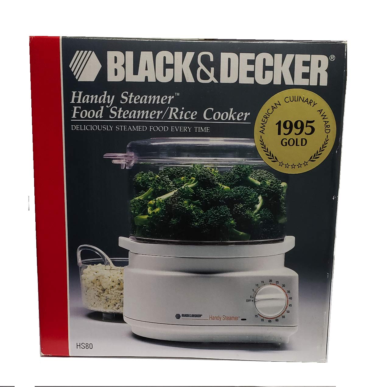 

Black Decker HS80 Handy Steamer Rice Cooker by & BLACK+DECKER білий