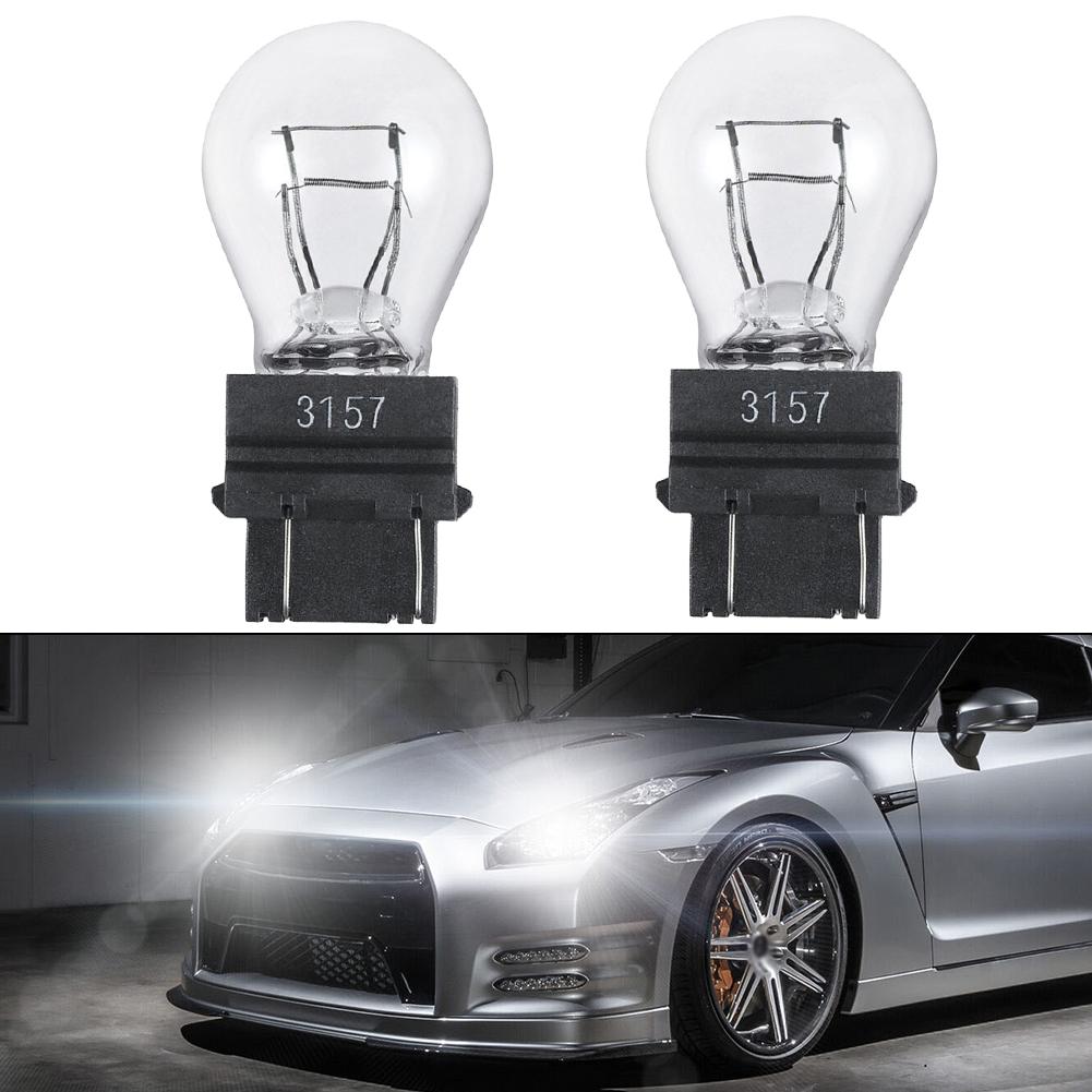 Clear Shell Tail Signal Light Bulbs Replacement 3157 12V 21/5W LED Bulbs Car Tail Brake Light Backup Reverse Lamp Bulbs 7