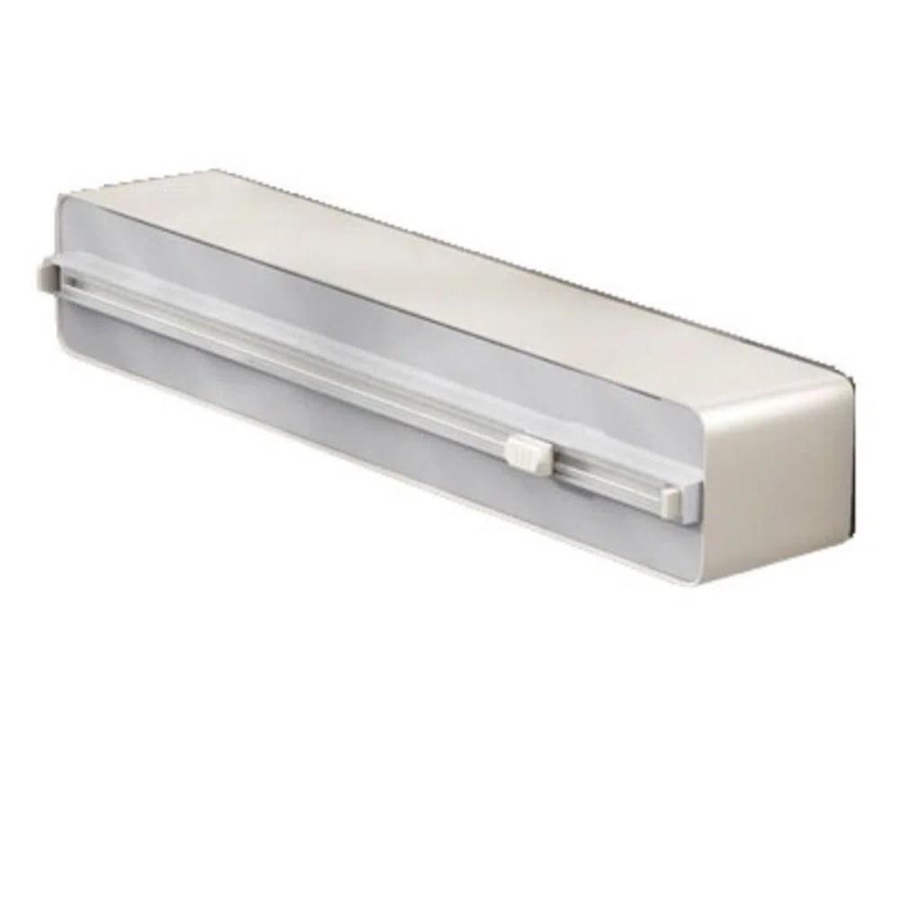 Magnetic Cling Film Dispenser Cutter Wall Mount Baking Paper Cutter Wrap Dispenser  Aluminum Foil Grey Single Layer