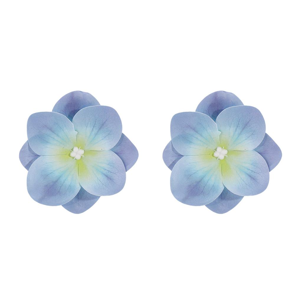 New Summer Phalaenopsis Pearl Flower Stud Earrings Pastoral Fresh Vacation Style Photo Atmosphere Ear Jewelry For Women