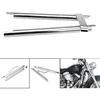 Chrome Front Frame Down Tube Covers for Harley Softail Fatboy Heritage Springer Deluxe FLSTN FLSTF FLST