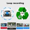 BSD 7" Monitor 2 Channel DVR Record Backup Camera Kit Pedestrian Detection Blind Spot Alarm Dash Cam Reversing for Truck Bus RV