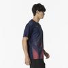 Game Short Dynamotion Officially Approved by the Japan Badminton Dress Size S Tennis/Badminton Shirt, Sleeve, Moisture-Wicking, Quick-Drying, Fit,
