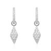 ANIA HAIE Silver Pave Sparkle 925 Silver Ring Earrings E061-13H