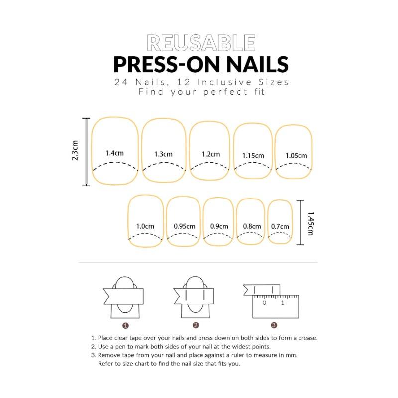 24 Stück Y2K-Stil Lange Quadratische Blumenmuster Falsche Nägel & 1 Stück Nagelfeile & 1 Blatt Klebeband Press-On Nägel Nagelzubehör