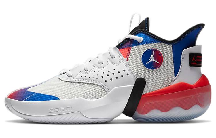 Air Jordan React Elevation PF Белый Инфракрасный Королевский 46