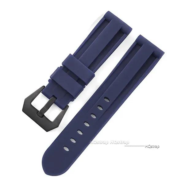 20mm 22mm 24mm 26mm Silikonarmband für Panerai Herren Damen Gummi Sportarmband für Omega Universelles Ersatz-Armband
