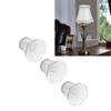 3PCS Modern Fabric Lampshade Clip On Design 4.7 Inch Height Chandelier Lamp Shades Lamp Cover Wall Lamp
