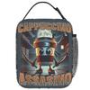 Italian Brainrot Cappuccino Assassino Funny Cappuccino Meme Lunch Bag For Child Lunch Box Cooler Bag Oxford Thermal Lunch Bags