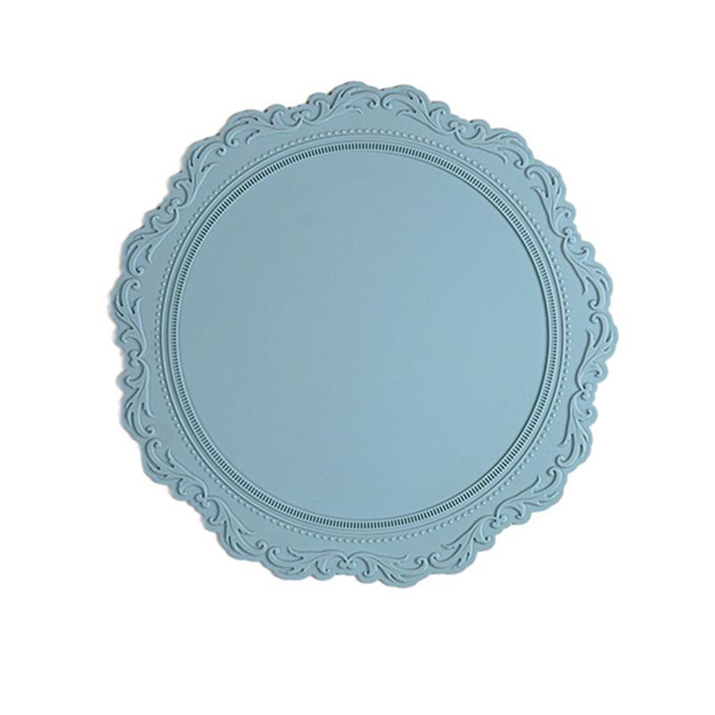 

12/23 см силиконовый коврик для столовых приборов в виде цветка, коврик для посуды, маслостойкий, водостойкий, теплоизоляционный коврик, нескользящий коврик для стола, декоративный коврик 23cm