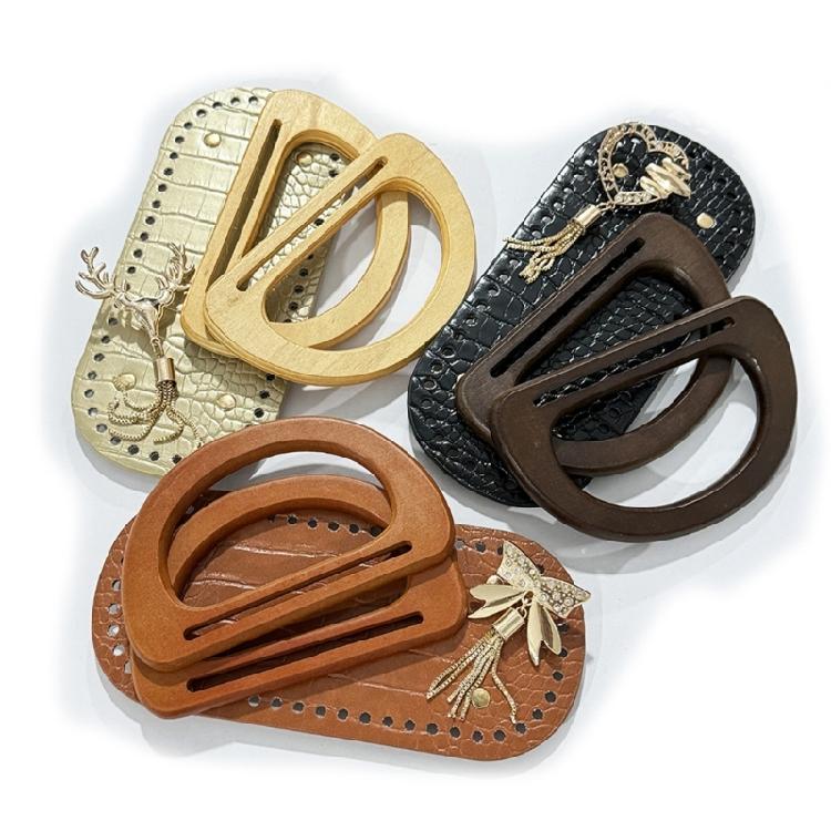 Bag Making Supplies Bag Accessories Leather Bag Bottom Shaper Bag Handle Charm for DIY Crocheted Purse Making Repairing