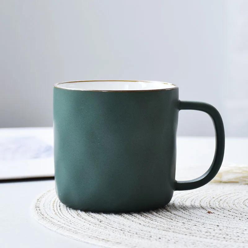 Milk Cup Mug for Coffee Macaron Color Personalized Gifts Good-looking Drinkware Porcelain Coffee Cups Coffe Ceramic Cup Gift Bar