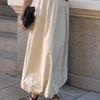 INS French Style Simple Fashion Street Style Half Skirt Women's Puffy Flower Bud Skirt Spring Autumn New Style
