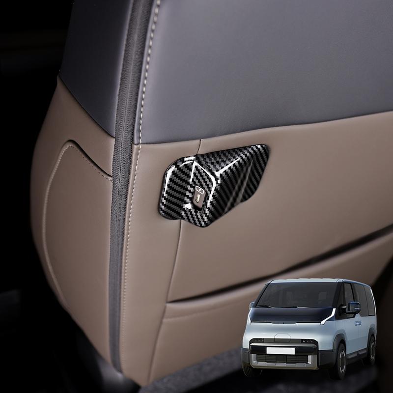 For KIA PV5 2025-2026 LHD Car Seat USB Charging Port Socket Frame Cover Decorative Protector Interior Styling Accessories