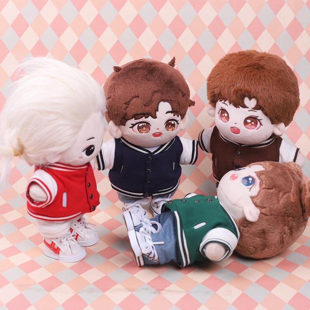 Uniform Coat Doll Baseball Jacket Casaul Wear Plush Doll Jacket Coat  Stuffed Dolls