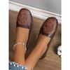 Retro Women's Flat Loafers Korean Style Comfortable Walking Fashion Casual Daily Shoes
