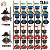 New Kids Toys Napoleonic Wars General Soldier Building Blocks Imperial Navy Mini Action Figures Toys For Kids Birthday Gifts