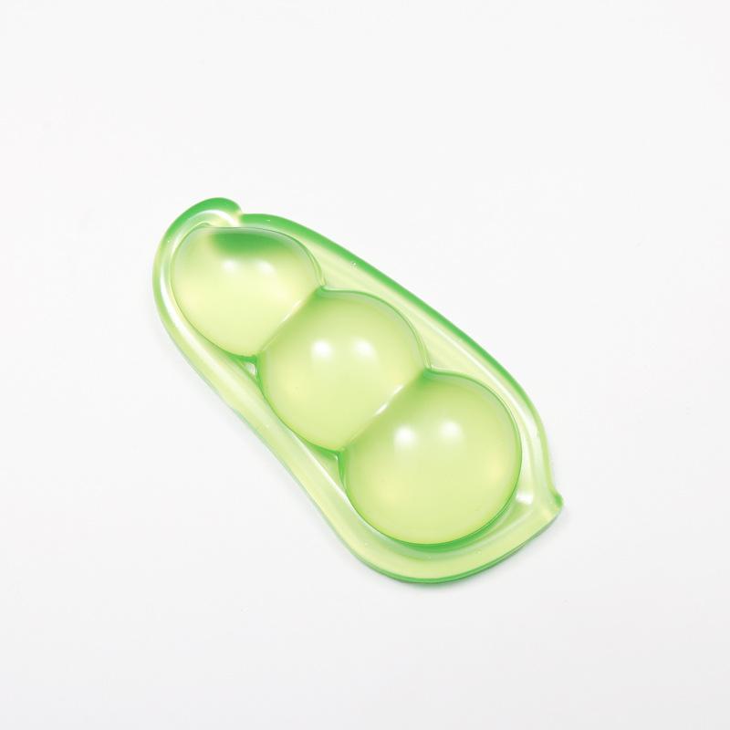 

1Pc Creative Decompression Pea Pod Transparent Mouse Pad Wrist Rest Anti-slip Anti-fatigue Wrist Support Office Desk Decoration светло-зеленый