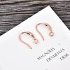 DIY European & American Electroplated Gold U-Shape Ear Hooks for Women - Jewelry Accessories