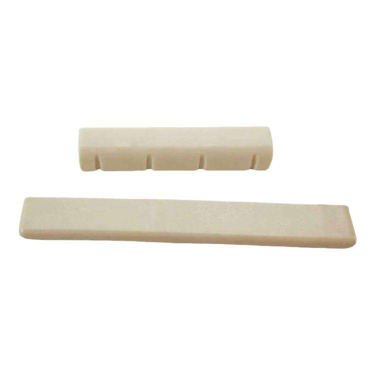 

Guitar Saddles with Matching Nut Professional Acoustic Guitar Nut Guitar Bridge Saddles for Enhancing Sound Projection