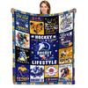 Exercise Enthusiast Printed Blanket for Sofa Bed Travel Camping Living Room Office Conditioning Blanket for All Seasons Gifts
