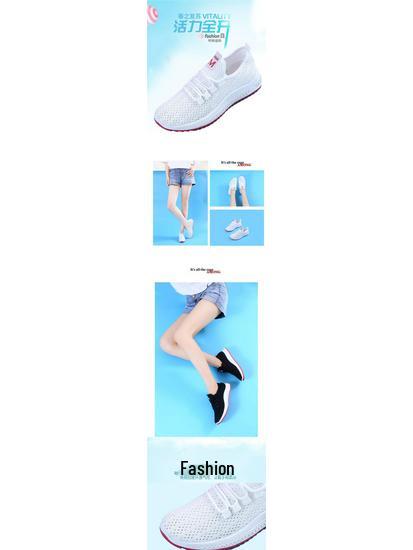 BOGO Spring & Autumn Women's Korean Style Versatile White Sneakers with Thick Soles