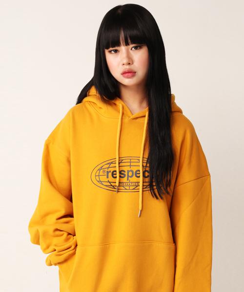 Respect International Front Logo Respect Hoodie (Mustard) Yellow/L