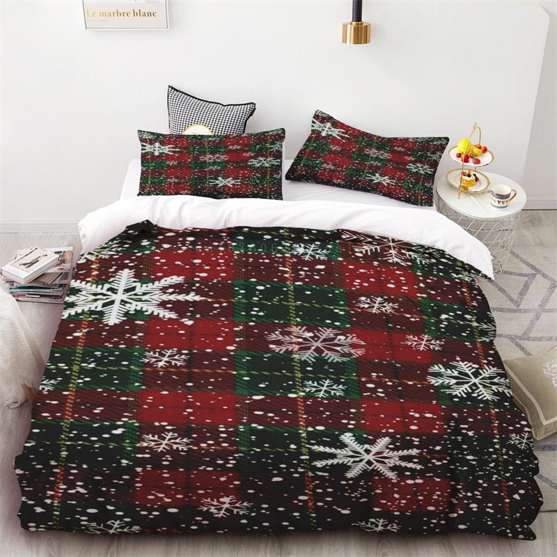 Premium Duvet Cover Christmas Fireworks Candy Bedroom Living Room Room Decoration Single Double Bed Queen King Size