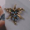 Medieval Orchid Corsage Retro Brooch Pin Heavy Industry Brooch Elegant French Niche Accessories