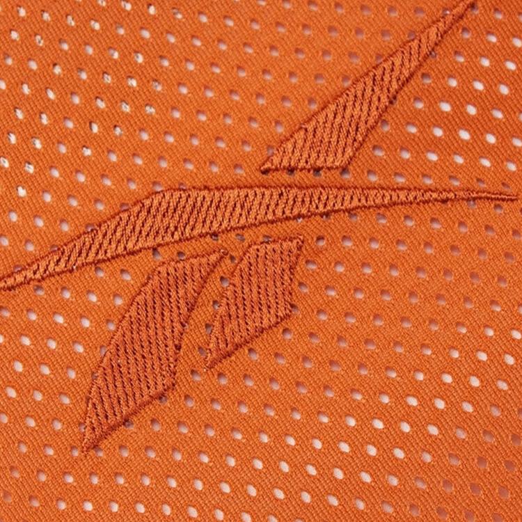 Reebok Hoop 2 In 1 Vest Color Block Knitted Short Sleeve T-Shirt Unisex Tops Orange 23RCS423UGJ1