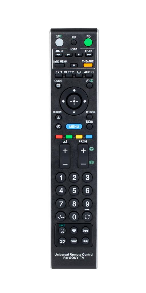 Universal remote control for Sony LCD/LED