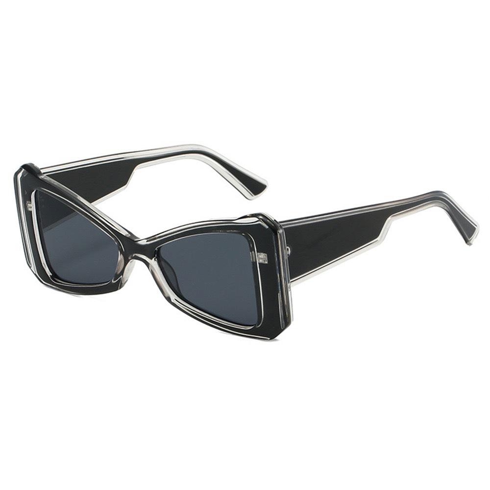 

Fashion Square Small Frame Personalized Street Shot Simple Color Sunglasses Ins Catwalk Sunglasses Tide