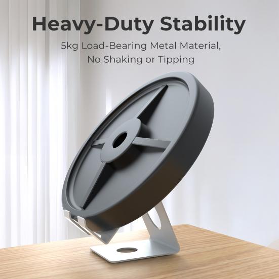 Game Console Stand for ROG Ally/X for Switch 2 for Steam Deck Portable Metal Heat Dissipation Desktop Holder with Anti-Slip Silicone Pad Game Console