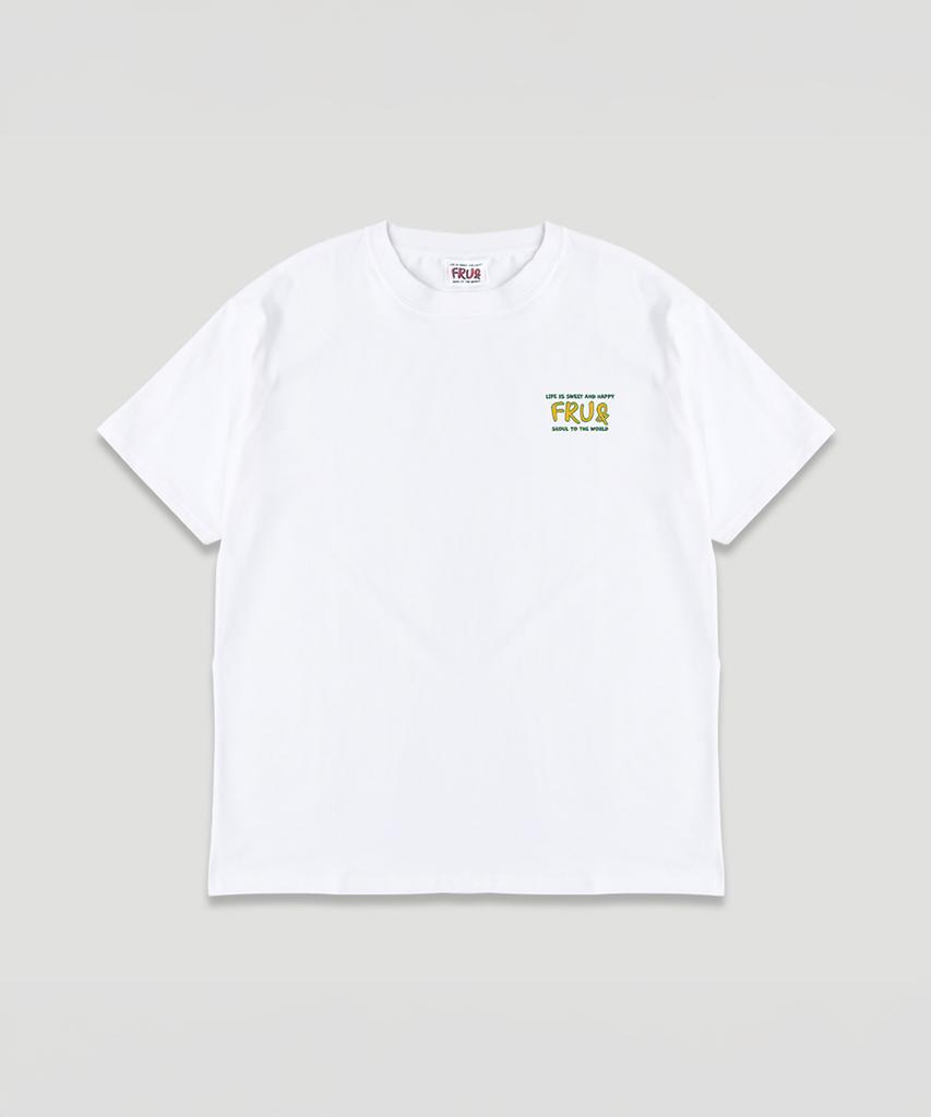 Peuluaen Basic Short Sleeve T-Shirt_Yellow & Green