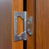 4pcs of heavy-duty silent thickened stainless steel door hinges - high load-bearing capacity supports 360° rotation,Sleek Design