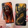For Motorola Edge 30 5G Cool Dragon Tiger Pattern Phone Case For Motorola Edge30 30Pro 30 Neo Black Silicone Soft Covers Bumpers