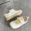 Retro niche board shoes women's new spring platform white shoes versatile shoes
