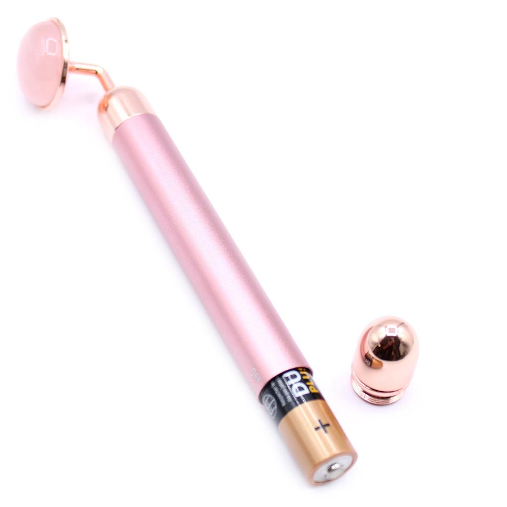 Rose Quartz Vibrating Face Massager