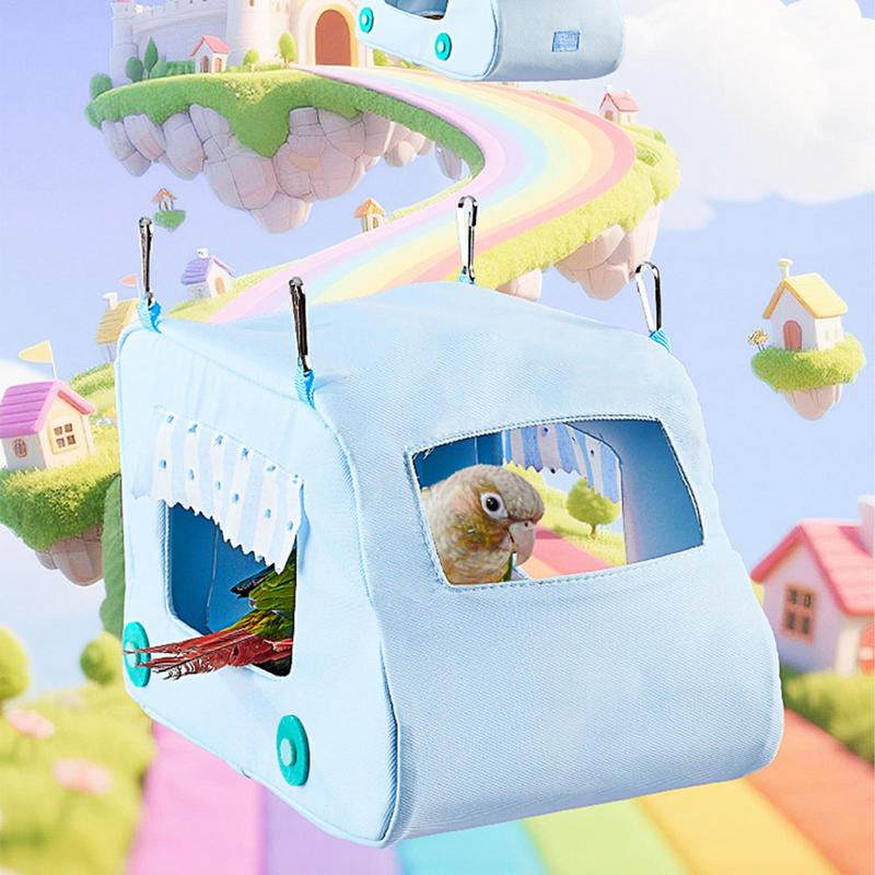 Vogelbett für Käfig Vogelhängematte Nymphensittichkäfig Zubehör Autoform Kühlende Schlafhöhle Haus Haustierbedarf Papageienhaus Nest